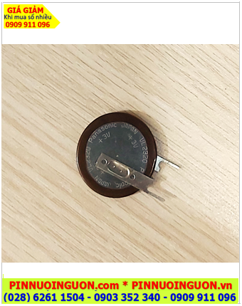 Panasonic VL2320; Pin sạc 3v lithium Panasonic VL2320 (chân thép hàn) chính hãng /Xuất xứ Indonesia